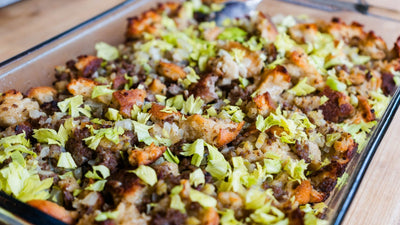 Savory Stuffing with Breakfast Sausage