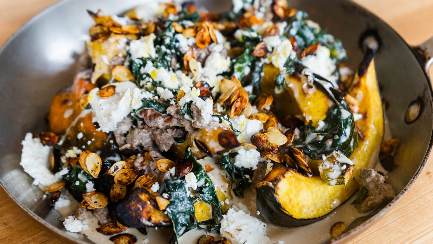 Roasted Squash with Italian Sausage - Old Salt Co-op