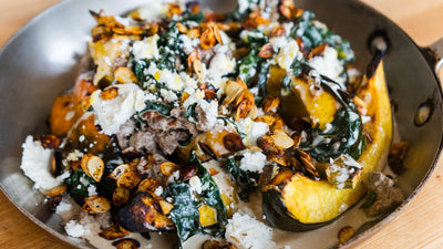 Roasted Squash with Italian Sausage