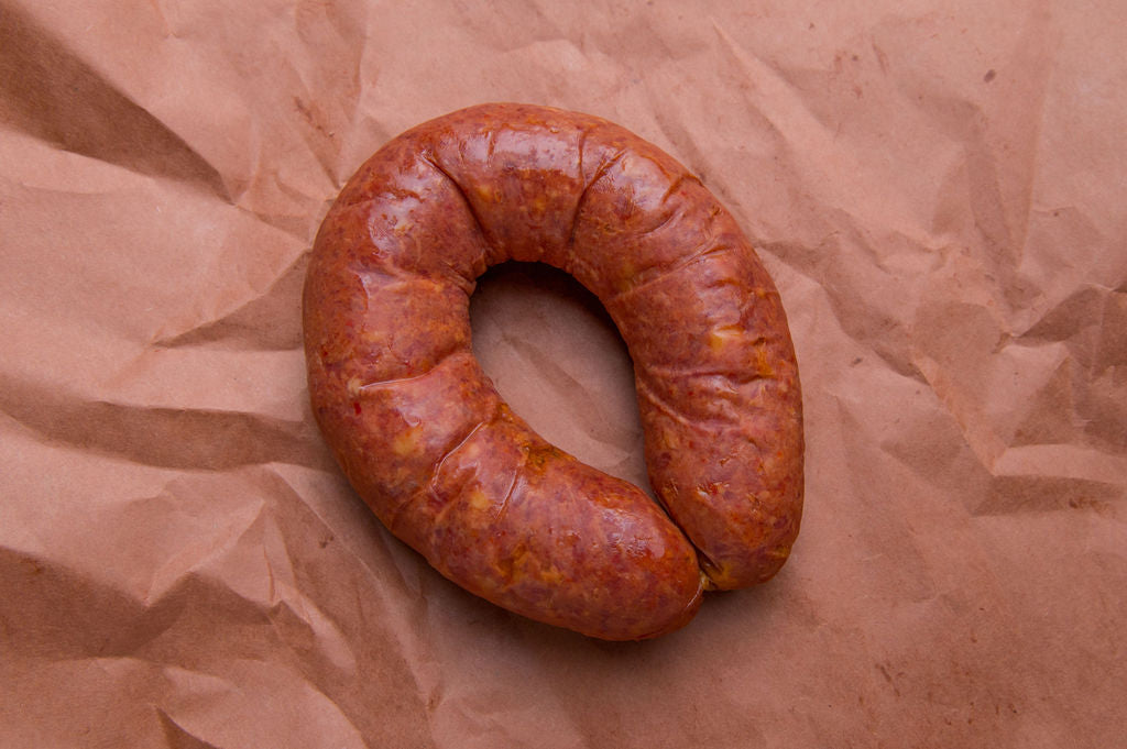 Smoked Sausage with Sheep's Cheese